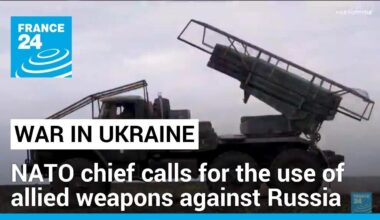 NATO chief calls for the use of allied weapons against Russia • FRANCE 24 English