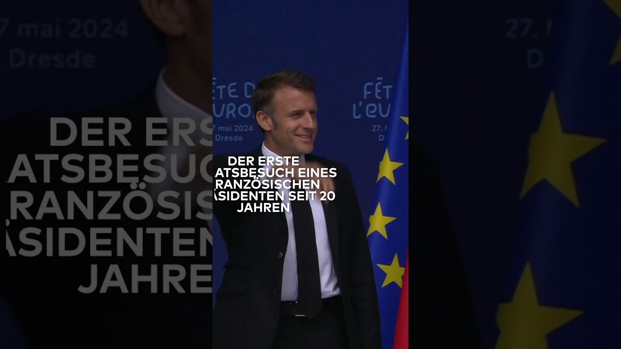EMMANUEL MACRON: "Europa ist ..." So gut spricht Frankreichs Präsident deutsch I WELT #shorts