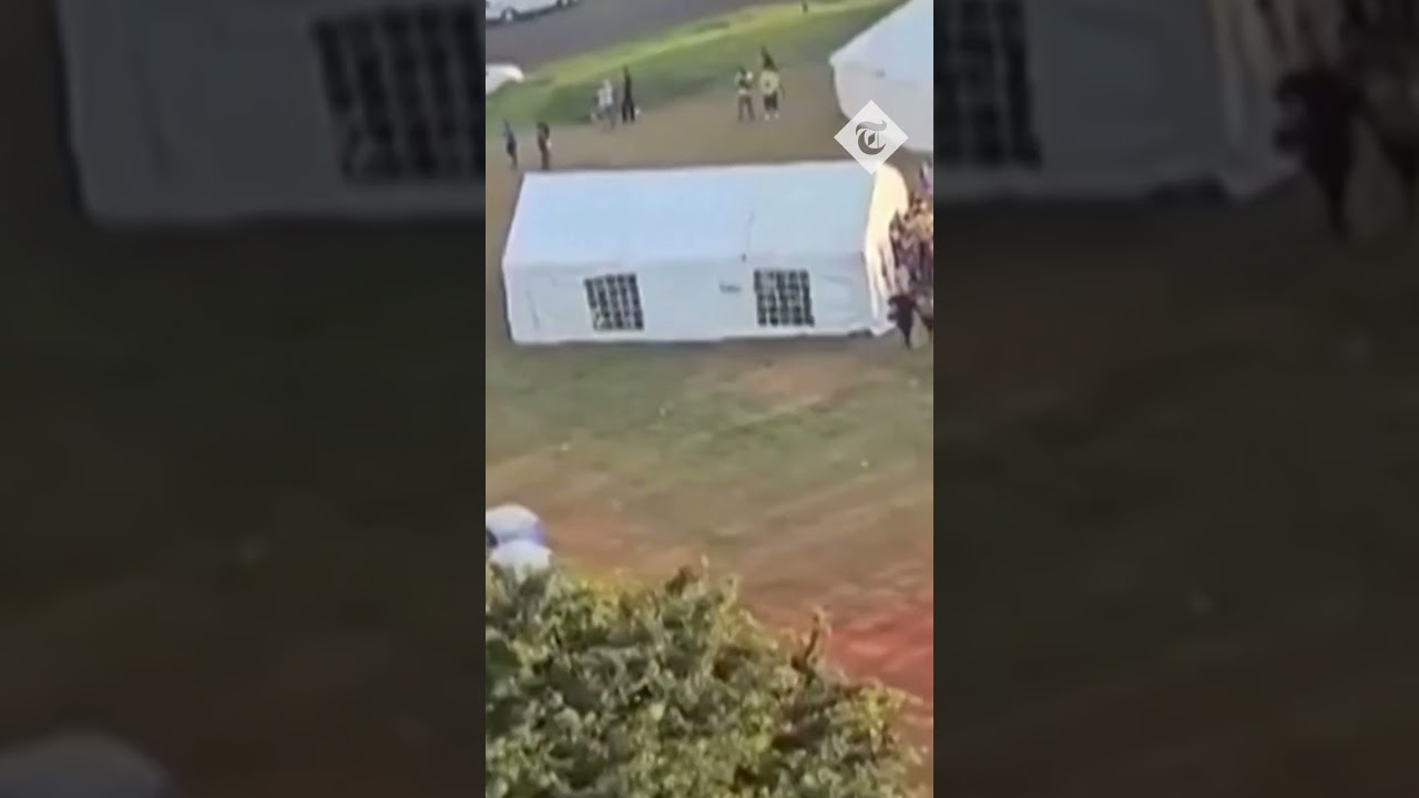 Aerial video shows long winding queues as South Africa votes