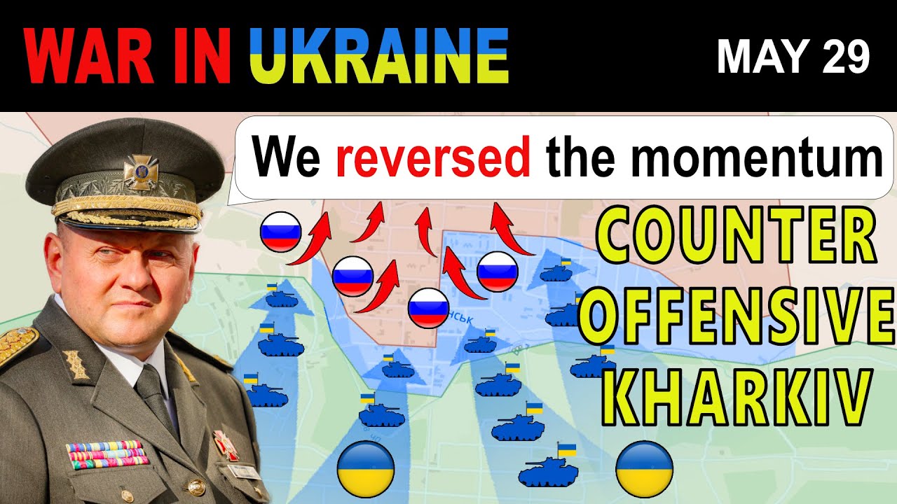 29 May: PERFECT TIMING. Ukrainians LAUNCH A POWERFUL PUSH AGAINST EXHAUSTED RUSSIAN FORCES