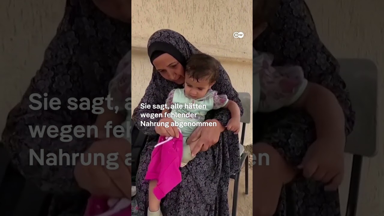 Hunger in Gaza: Schneider muss Kleidung enger machen | DW Shorts