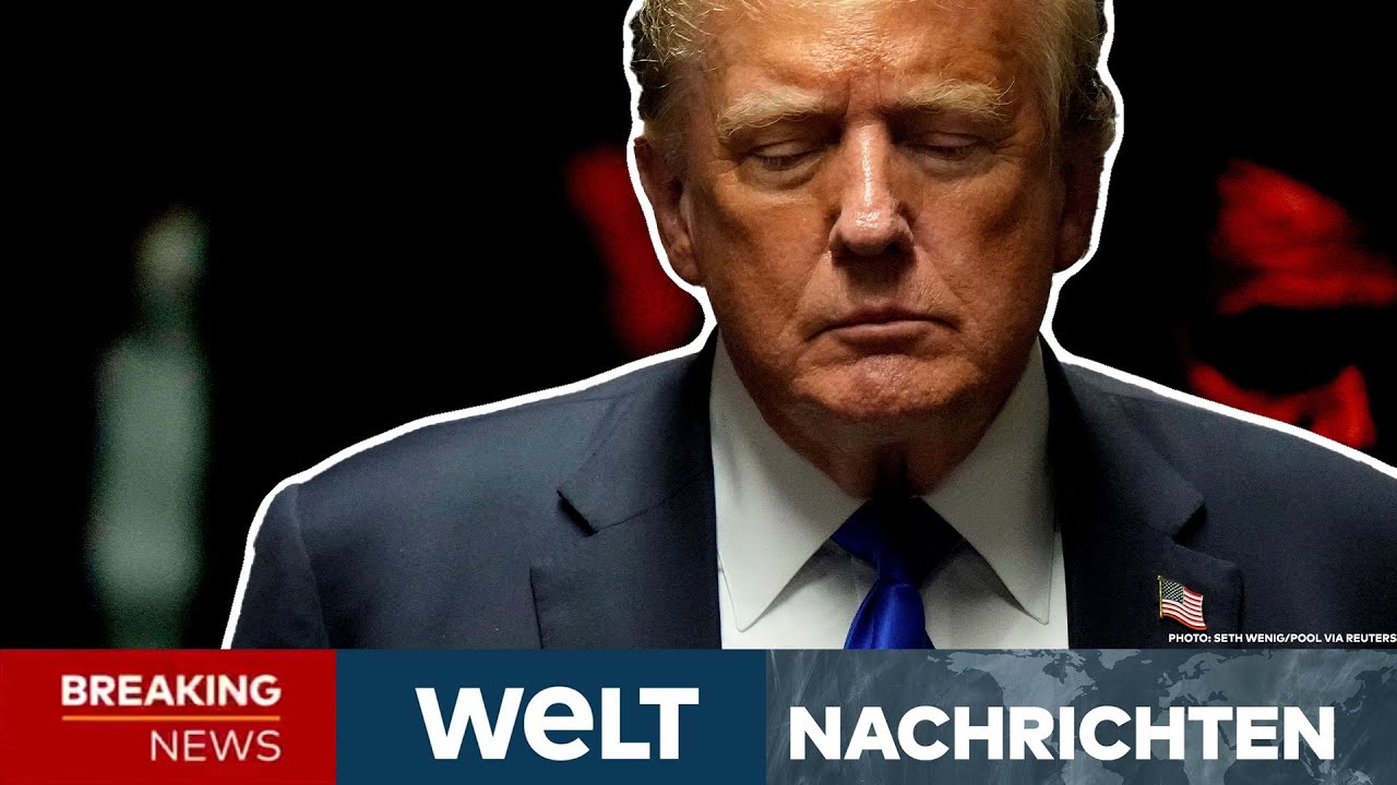 DONALD TRUMP: Das gab es noch nie! Schuldig in 34 Punkten! Ex-US-Präsident nun Straftäter! I STREAM