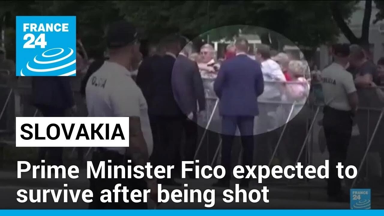 Slovak PM in 'serious' but stable condition after being shot • FRANCE 24 English