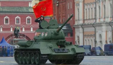 Siegesparade in Russland: Nur ein Panzer ausgestellt, da Wladimir Putin sagt, das Land befinde sich in einer „schwierigen Zeit“