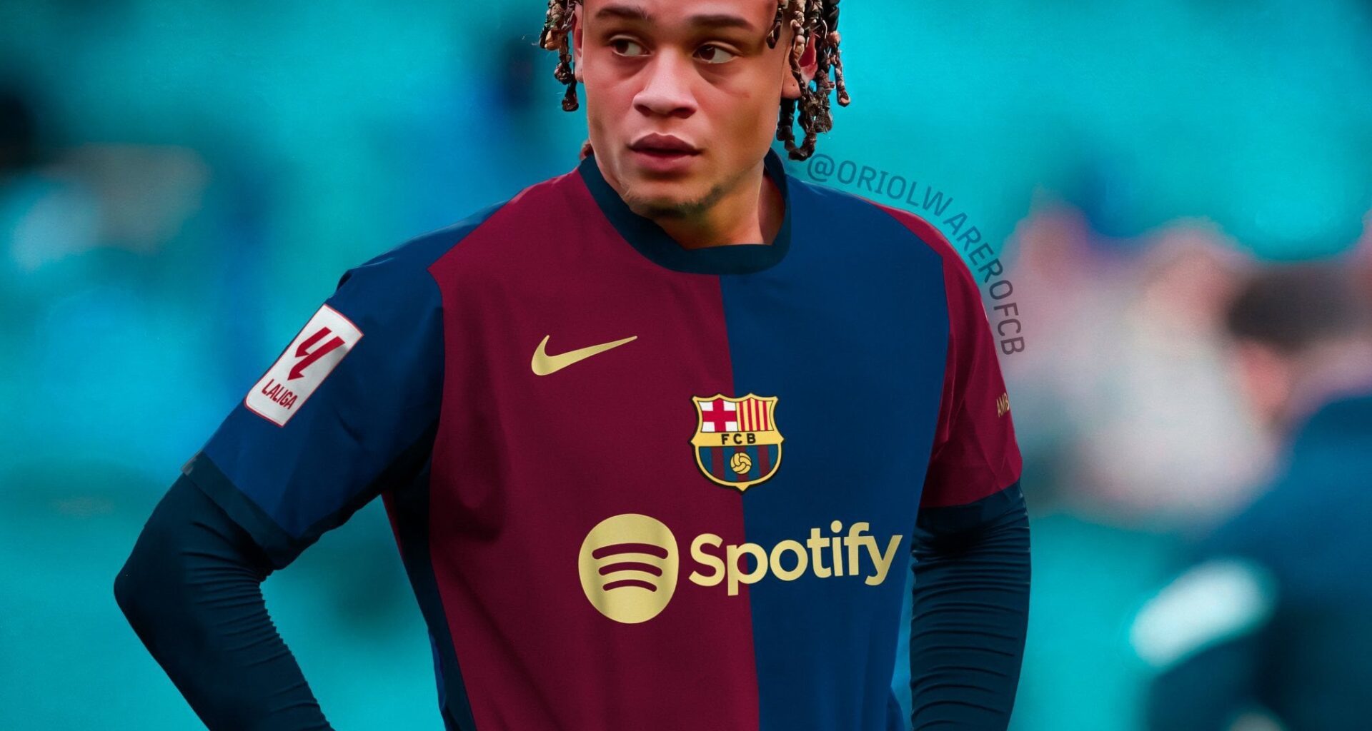 Xavi Simons considers Barça as his home. @MatteMoretto