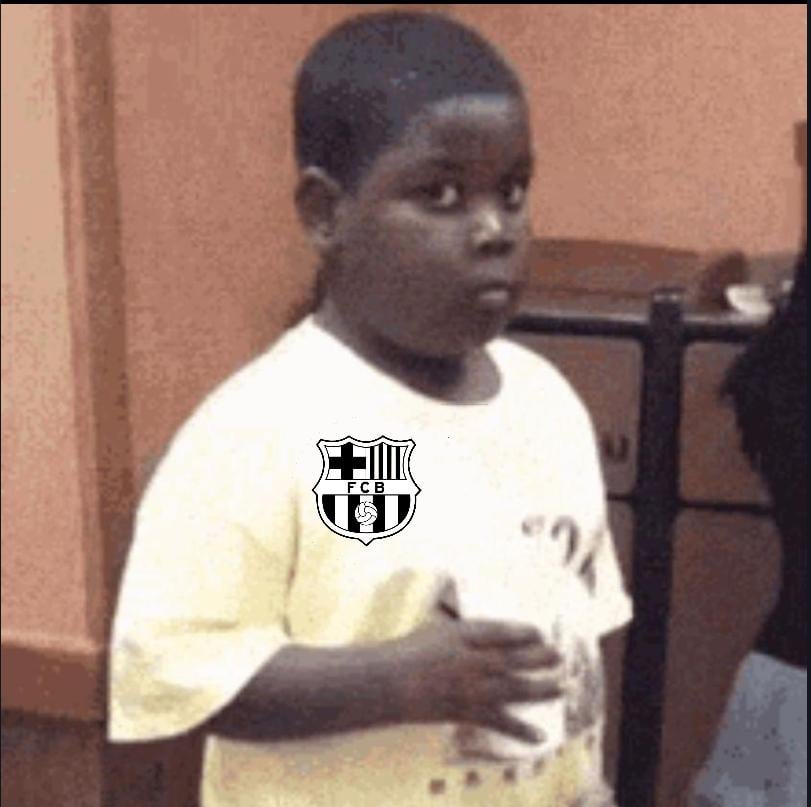 Barcelona fans grieving with bayern not realizing they're the ones that'll pay for this next season