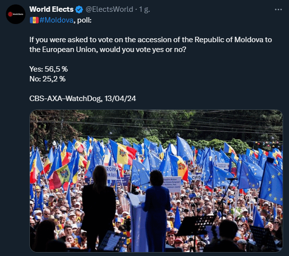 Mołdawianie chcą dołączyć do UE