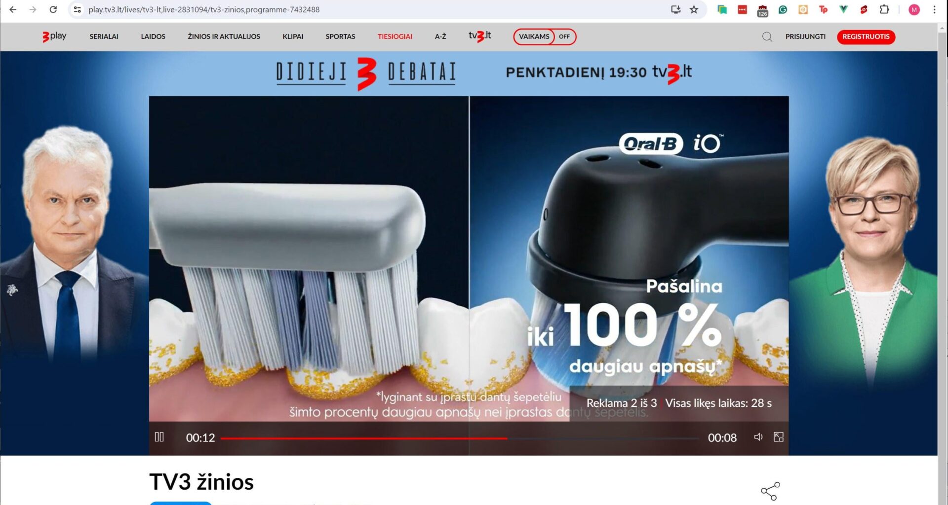 Rekomeduoja Oral-B