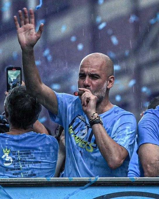 Pep Guardiola confirms he will be Man City manager also next season: “Yes, I’ve a contract and I want to be here”.
