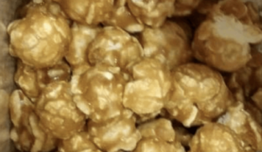 Pop-corn au caramel fait maison