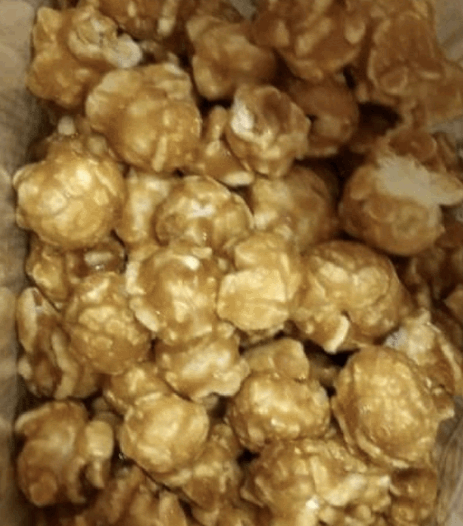 Pop-corn au caramel fait maison