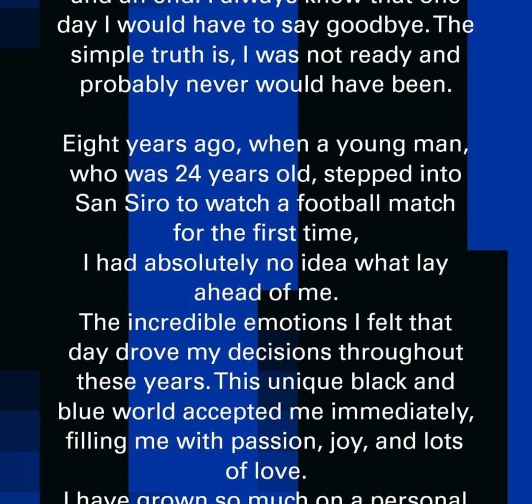 Steven Zhang’s goodbye message on Instagram 🥺