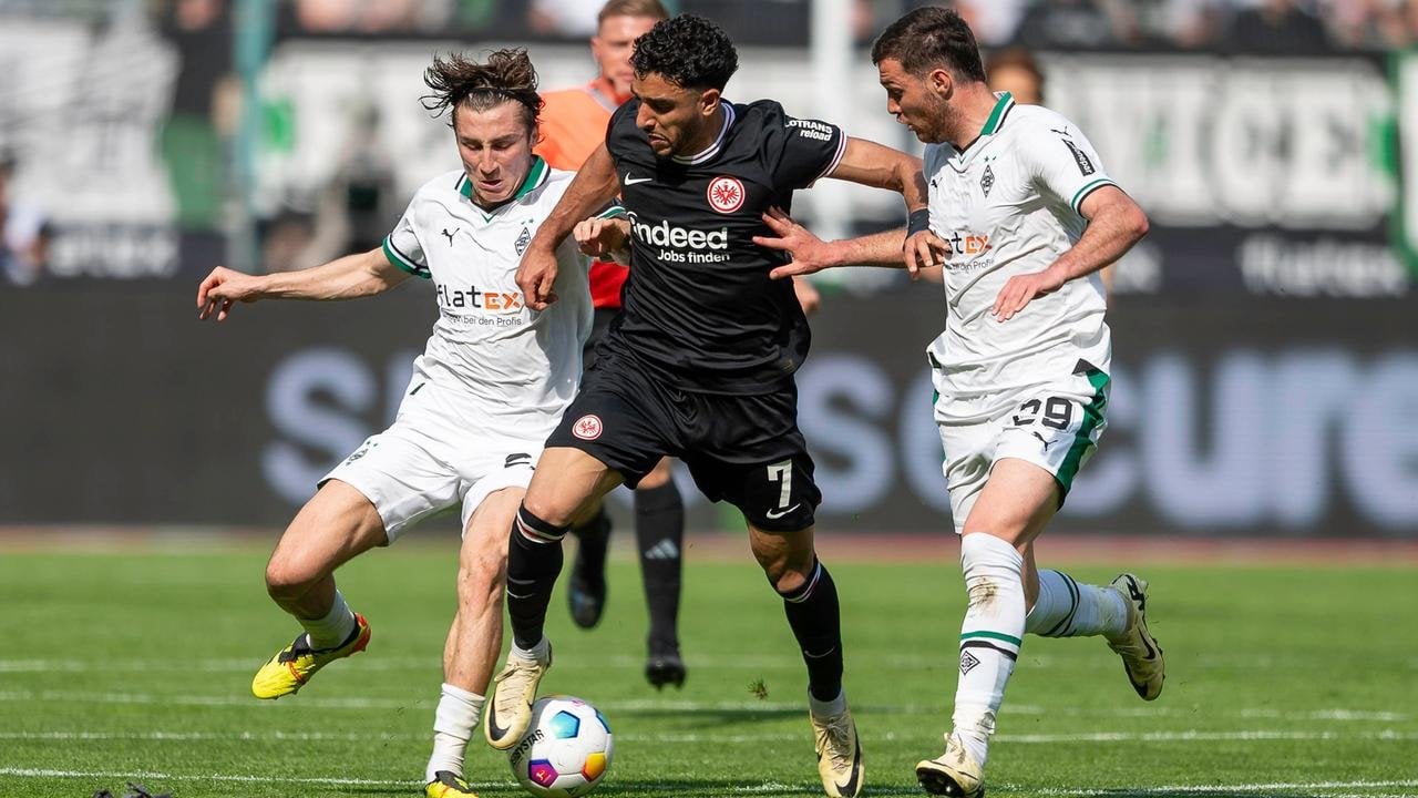 Remis gegen Frankfurt: Gladbach rettet sich mit Kölner Hilfe