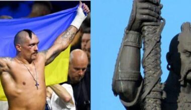 Boxer Usyk looks like famous Kyiv ruler Sviatoslav the Brave of the 10th century