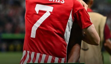 David Carmo, Chiquinho, André Horta, Rúben Vezo, Gelson Marins, João Carvalho e Daniel Podence e conquistam a Liga Conferência ao serviço do Olympiacos