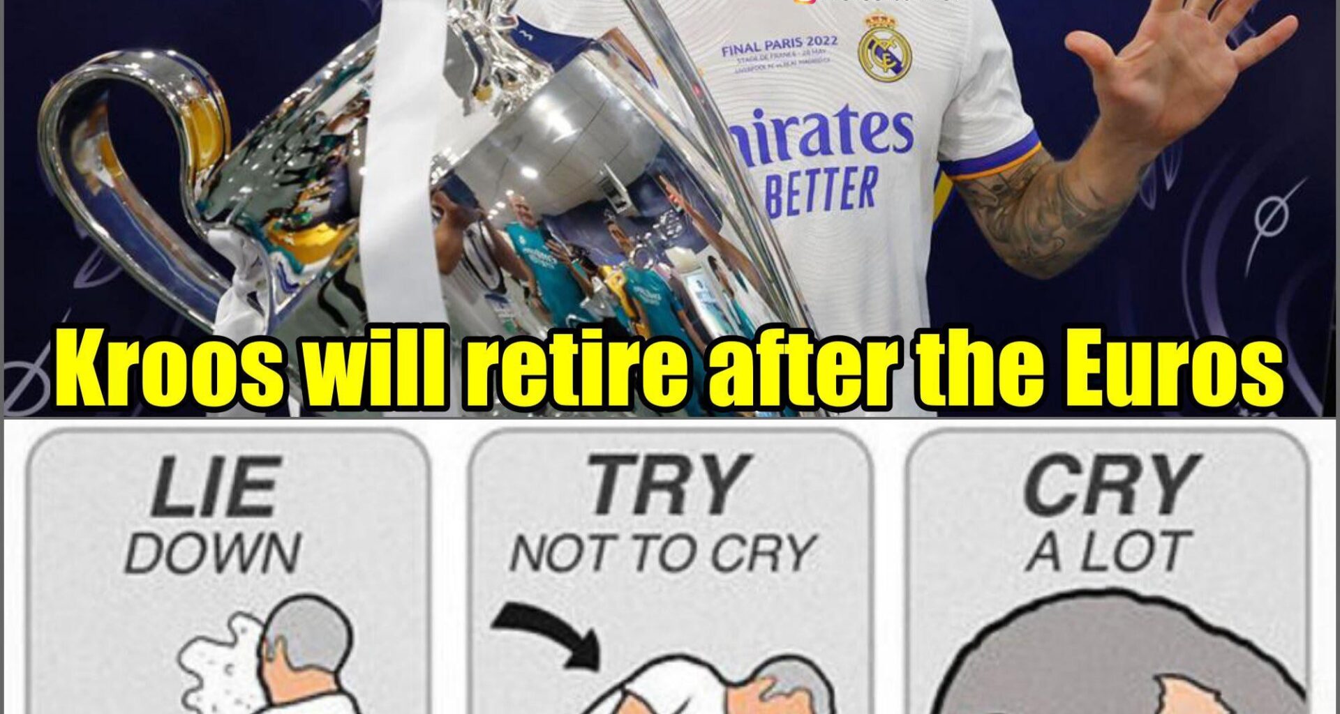 It’s been hours since he posted on social media about his retirement and I still cannot believe. I was expecting him to stay one more year at the club. Toni Kroos, Legend 🫡.