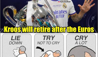 It’s been hours since he posted on social media about his retirement and I still cannot believe. I was expecting him to stay one more year at the club. Toni Kroos, Legend 🫡.