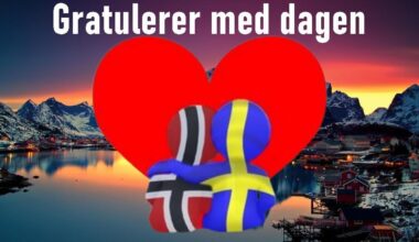 Vill bara önska alla norrmän en trevlig och skön 17 maj!