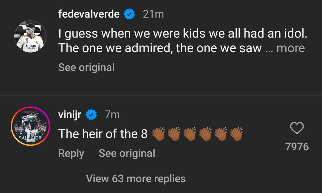 I guess this confirms Valverde is getting the number 8. Probably the best choice to inherit it from Kroos.