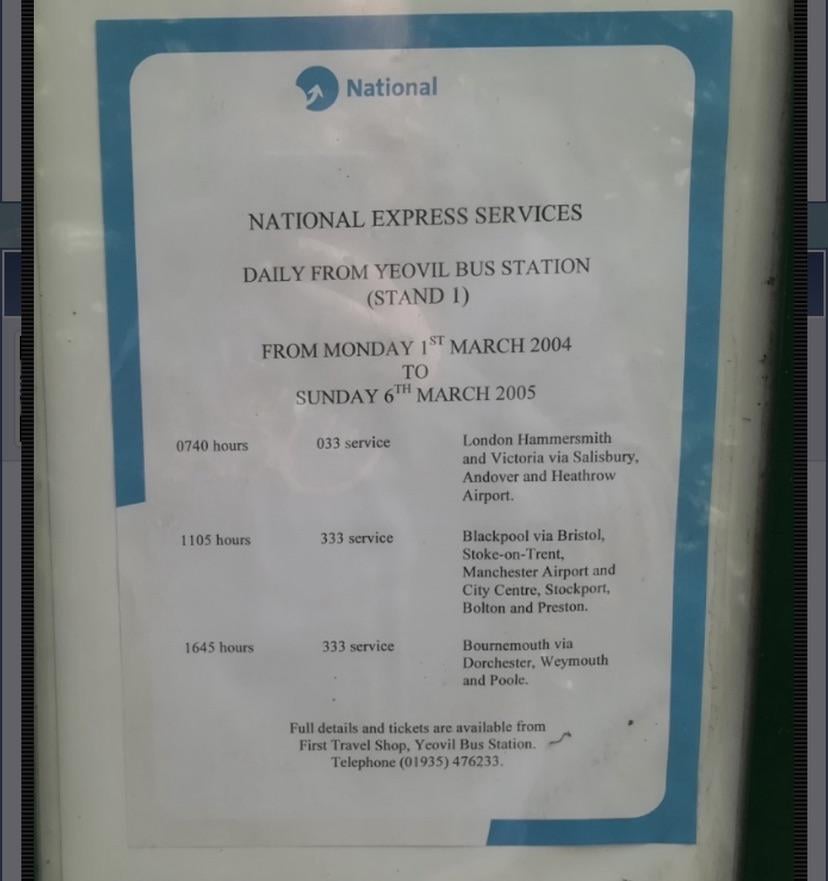 My local bus timetable is a little bit out of date…
