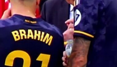 "With This Jersey You are Stronger" Carlo Tells His Hero Before Sending Him In.