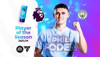 Phil Foden voted the 2023/24 Premier League Player of the Season.