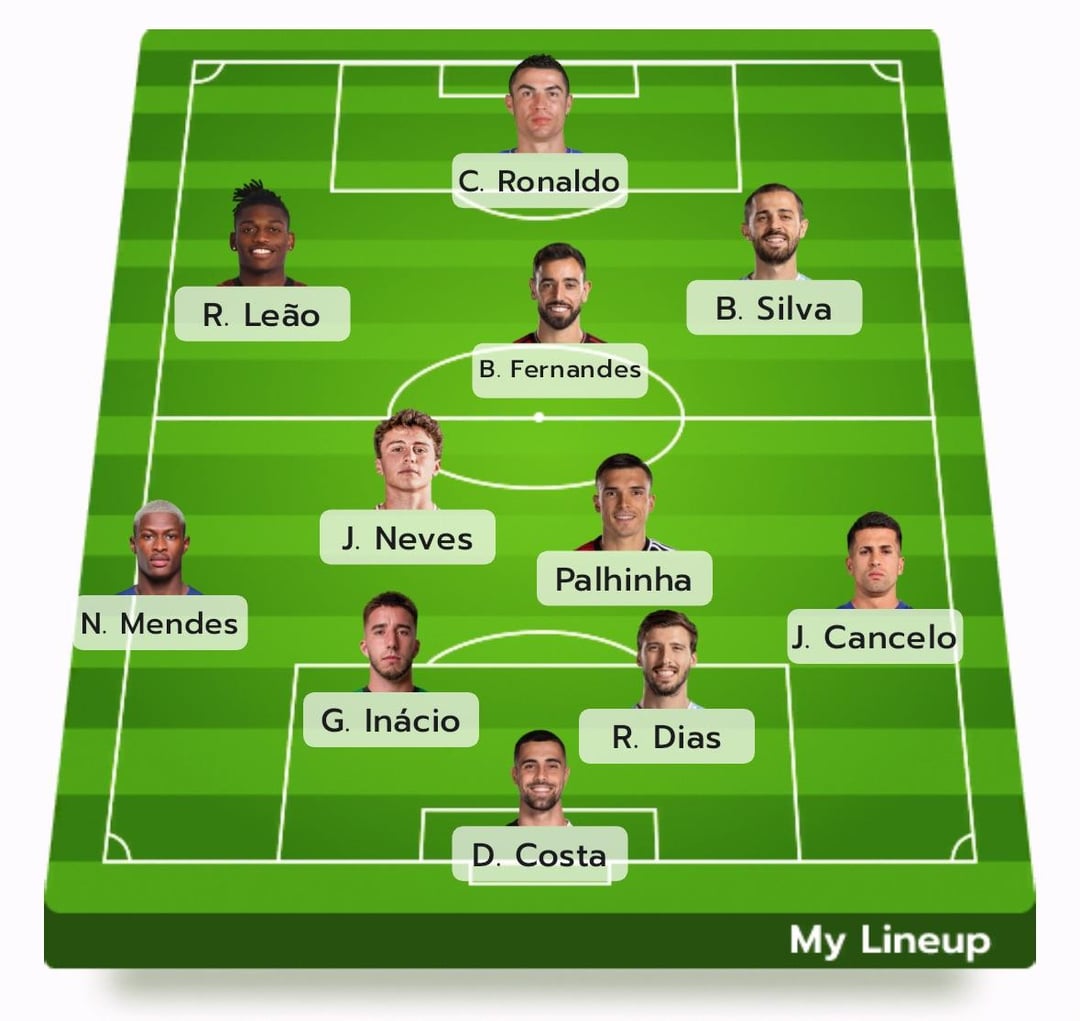 Meu 11 Titular para o Euro