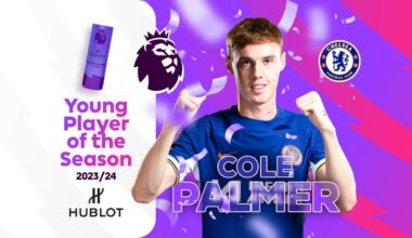 Palmer wins Hublot Young Player of the Season award