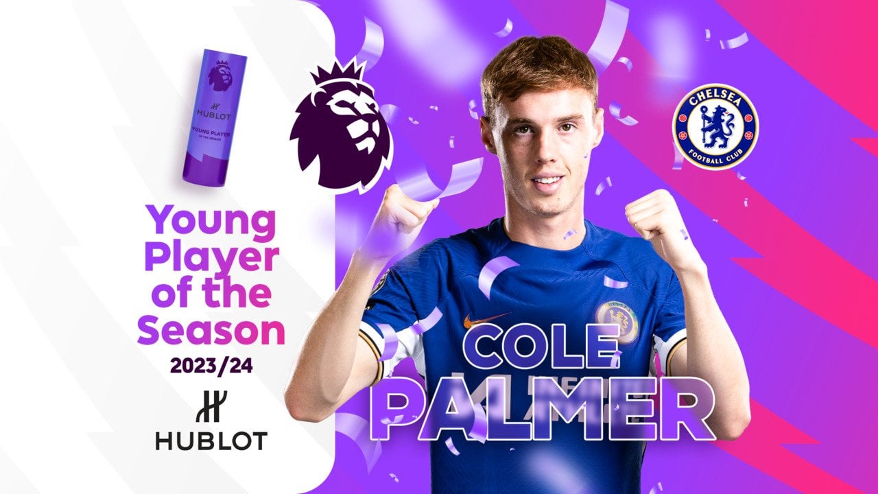 Palmer wins Hublot Young Player of the Season award