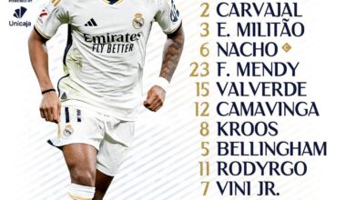 Strong starting XI v. Alavés