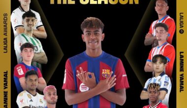 OFFICIAL: Lamine Yamal is named as the best U23 La Liga player of the season!