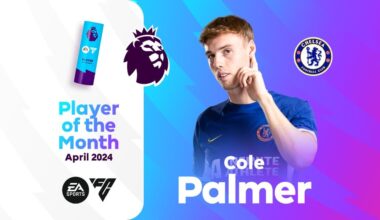 Cole Palmer has won April’s Premier League player of the month