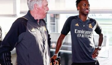 "He's always given me confidence, and scolded me when I've needed it" - Vinicius Junior on Carlo Ancelotti