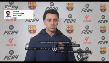 Feel like Xavi would say: “It’s not just about one player, though”