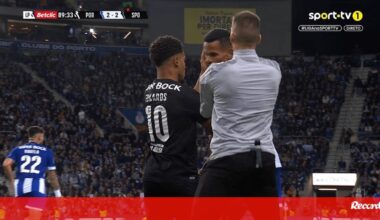 FC Porto-Sporting: Edwards suspenso por dois jogos por "estalada" a Galeno