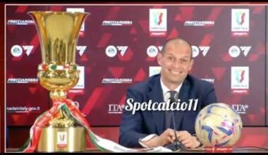 Final of coppa Italia: Allegri e Danilo in conference press