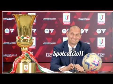 Final of coppa Italia: Allegri e Danilo in conference press