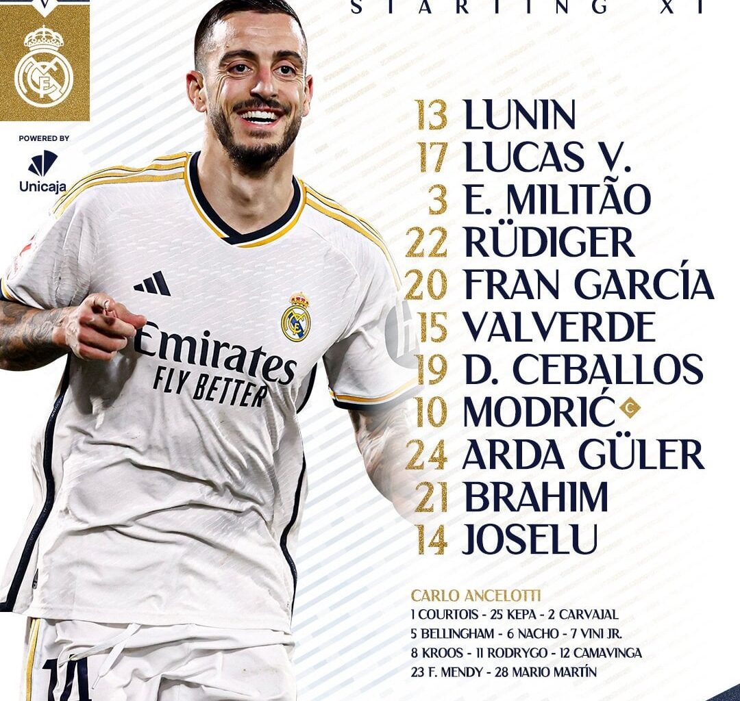 📋✅ Our Starting 𝗫𝗜 🆚 Villarreal