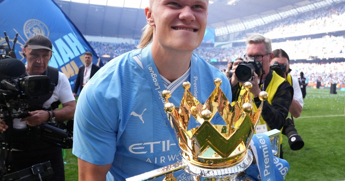 Erling Haaland on the narrative he had an underwhelming season (38 goals in 44 games): "If this is underwhelming, then I will take it. Plain and simple — the only way is up. The more haters and critics, the better."