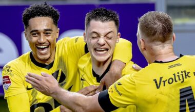 NAC Breda make big leap towards Eredivisie after 6-2 win against nine men Excelsior