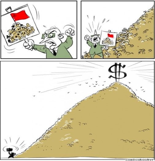 Comparatif des "100 millions de morts du communisme" et des morts provoqué par le capitalisme