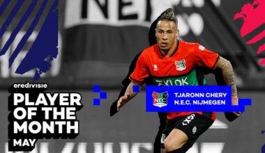 Tjaronn Chery is the Eredivisie Player of the Month in May, the first time a NEC player has been chosen
