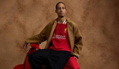 Players wear 2024-25 Liverpool home kit for first time