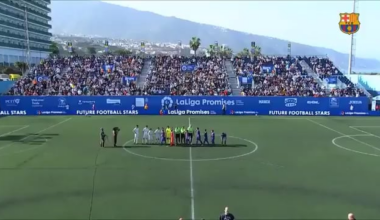 Throwback to when a 12-year-old Gavi led Barça to a 2-0 victory over Real Madrid in LaLiga Promises 2016 !