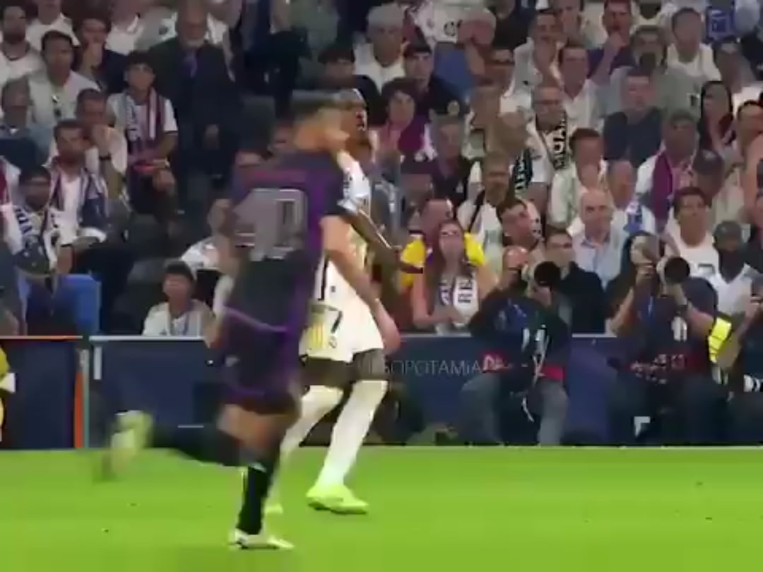 Vini has that Cristiano blood in him....