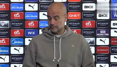 Pep Guardiola: "We would like to be 3-0 up after 10 minutes vs West Ham on Sunday, but it will not happen. I have a feeling it will be like Aston Villa [in May 2022]."
