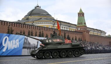 Putin mocked over single tank at Victory Parade for second year in a row