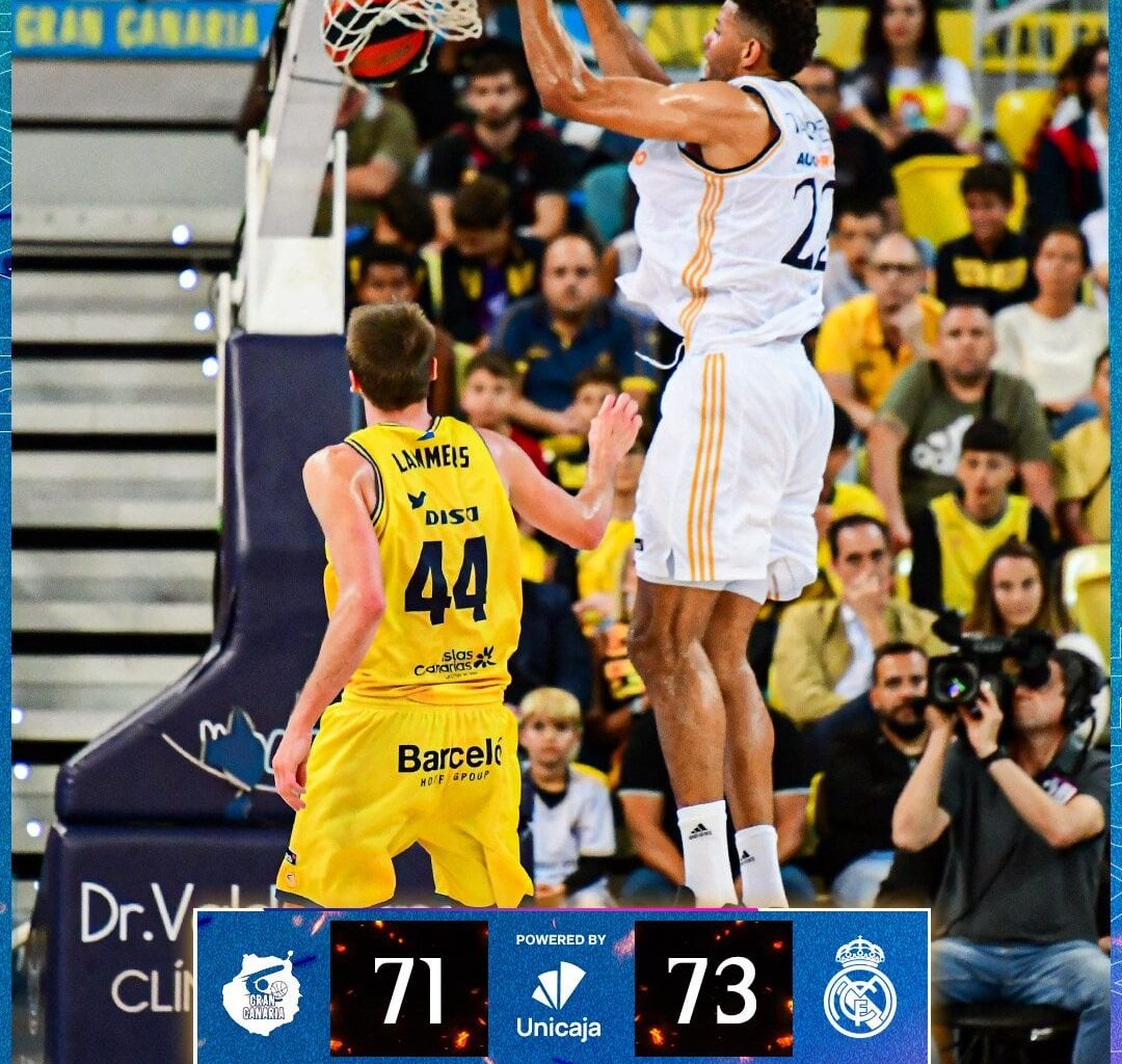 [Basket] We have qualified for the League Semifinal after beating Gran Canaria 71-73 (0-2). Our opponent will be the winner of Barcelona-Tenerife. But before that, next Friday, Euroleagues Semifinal against Olympiakos, and on Sunday Final/3rd-4th position.