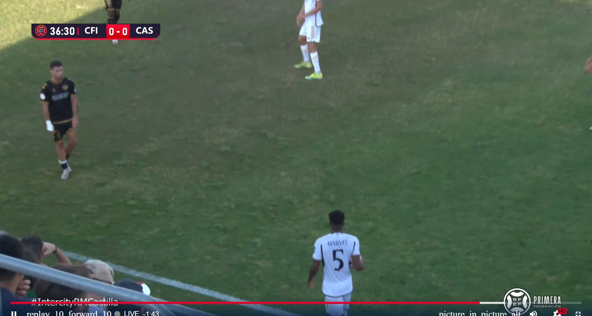 CF Intercity 0-[1] Real Madrid Castilla - Jeremy de León 37'