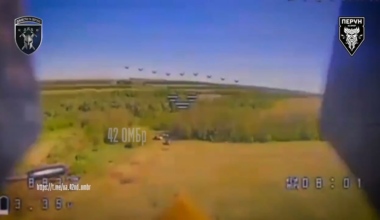 More footage of Ukrainian FPV pilots of the 42nd Mechanized Brigade attacking Russian armored vehicles during today's attack in the Kharkiv region. 10.05.2024
